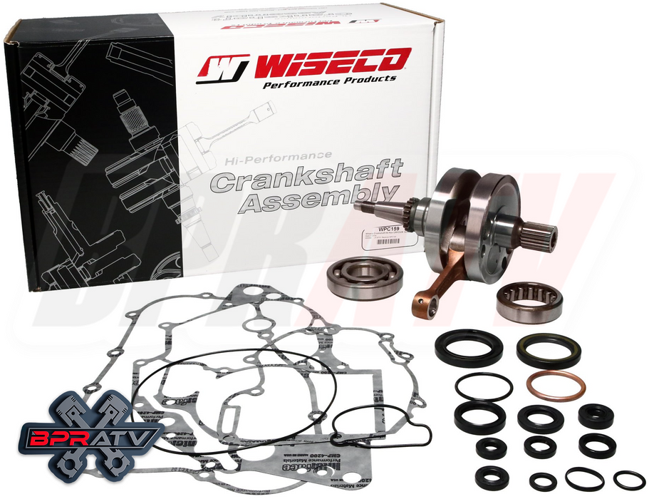 06+ TRX450R TRX 450R 96 Wossner Piston Stock Bore Wiseco Crank Motor Rebuild Kit
