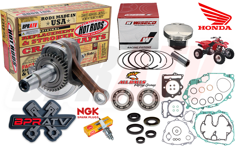 05-14 Honda TRX 400EX 400X Hotrods Crank Rod Rebuild Kit Piston Gaskets Seals