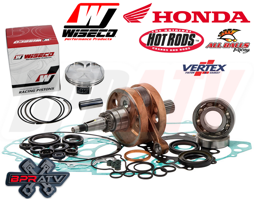 06-07 CRF250R CRF 250R Hotrods Wiseco Top Bottom End Rebuild Kit Piston Crank GK