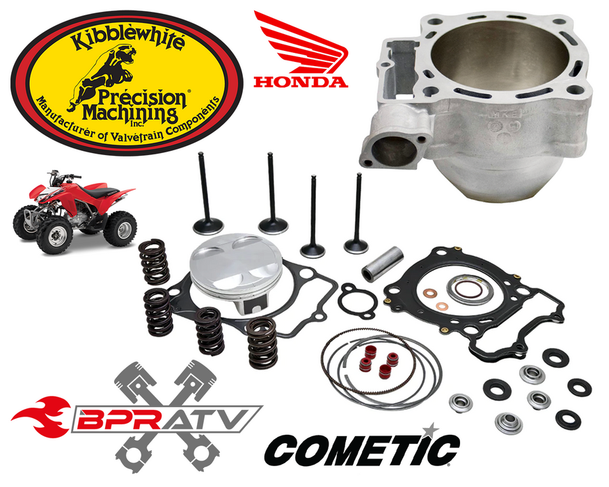 06-14 Honda TRX 450R 450ER Kibblewhite Top End Piston Kit Valves Spring Cylinder