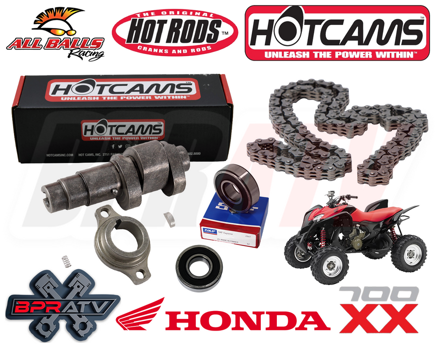 08 09 Honda TRX 700XX Stage 3 Hotcam Hot Cam Hotcams BPR Chain SKF Cam Bearings