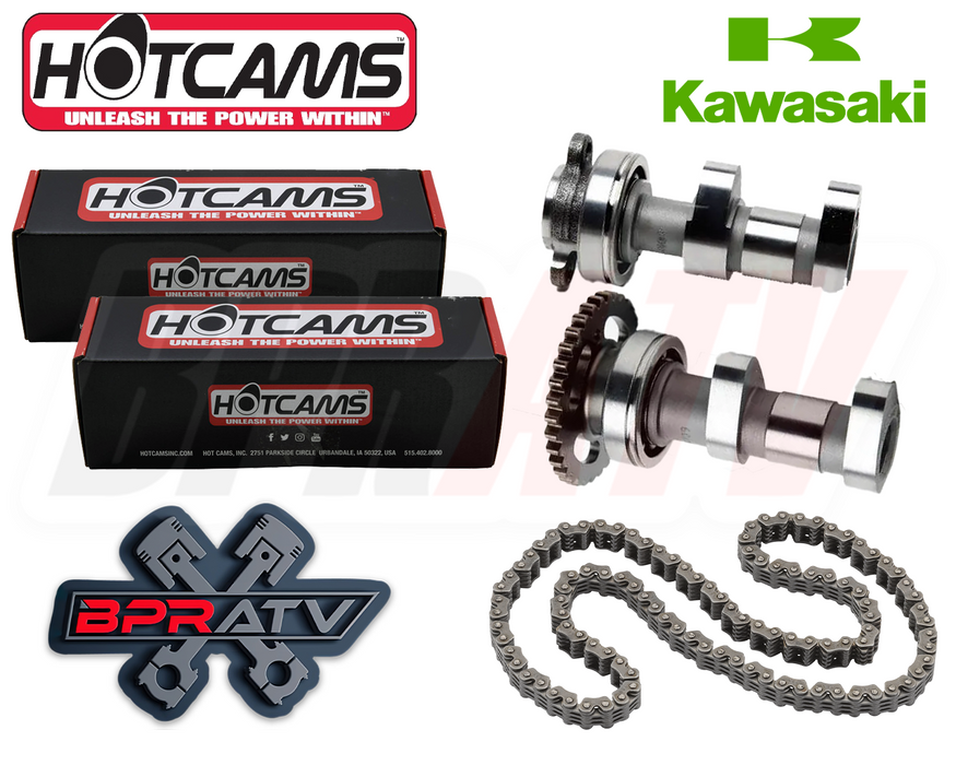 08-14 Kawasaki KFX450R KFX 450R Hotcams Hot Cams Stage 3 Camshafts Timing Chain