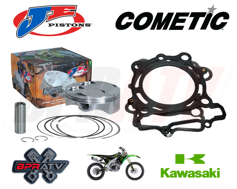 06-09 Kawasaki KX250F KX 250F 77mm Stock Bore 13.8:1 JE Pro Series Piston Gasket