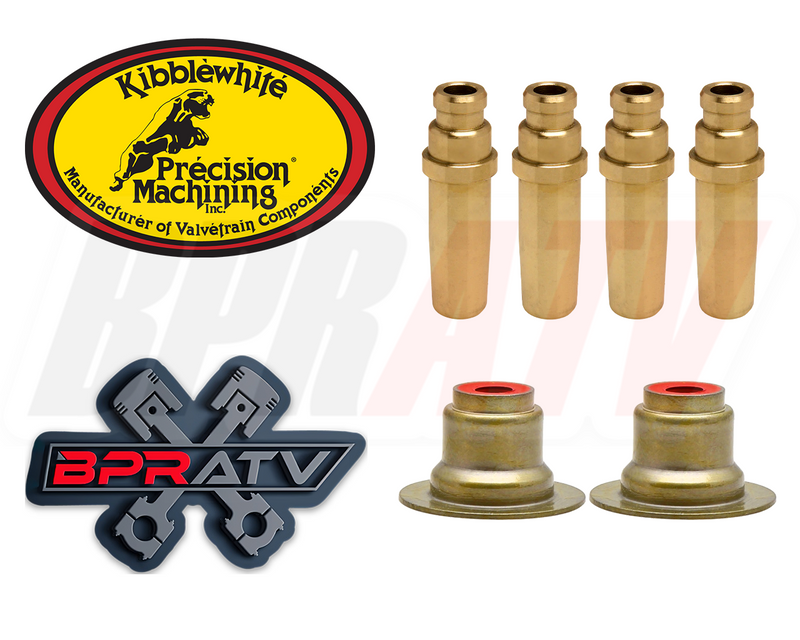 16-24 Polaris General 1000 Kibblewhite INTAKE Valve Guides KPMI RED Viton Seals