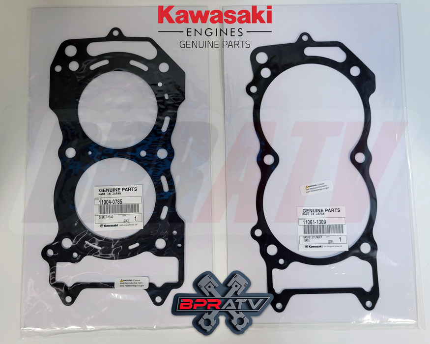 20+ OEM Kawasaki KRF1000 Teryx KRX 1000 Cylinder Head Base Exhaust Gasket Seals