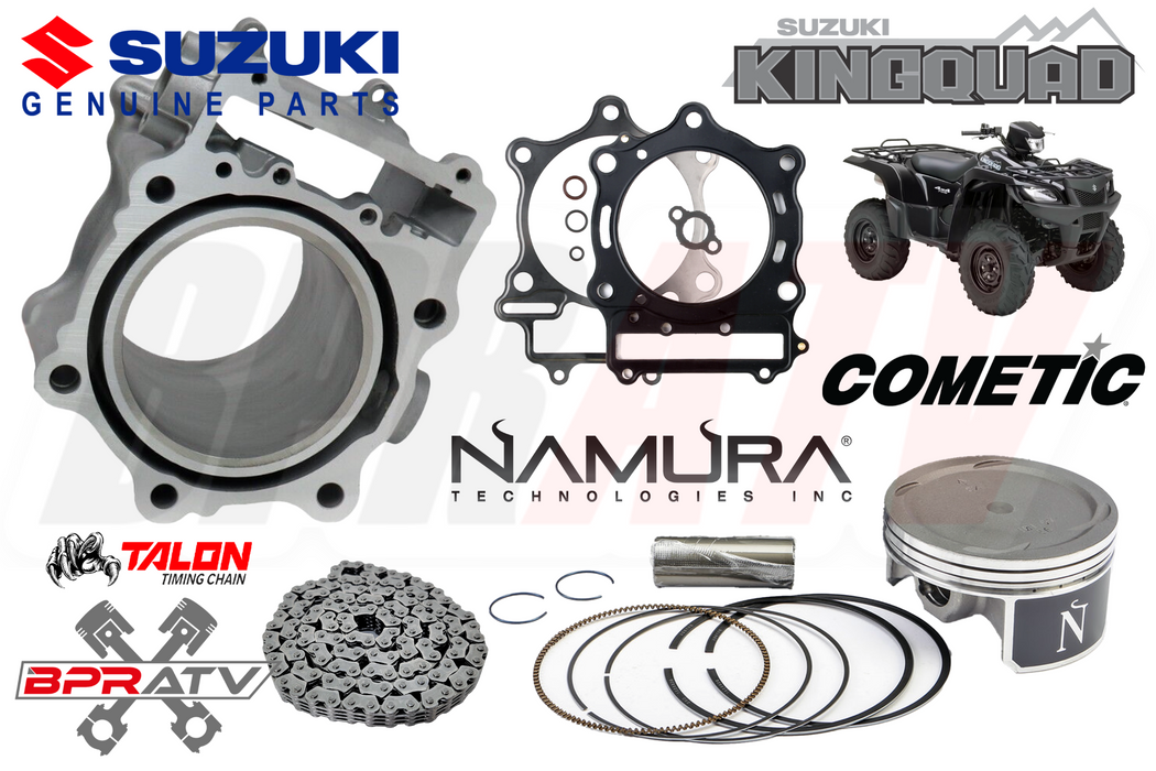 Suzuki King Quad LTA700 102mm OEM Cylinder Namura Piston Cometic MLS Top End Kit
