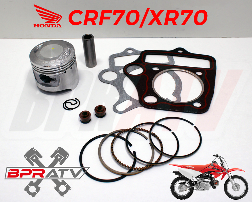 04-12 Honda CRF70F CRF 70F 47mm OEM Bore Aftermarket Piston & Top End Gasket Kit