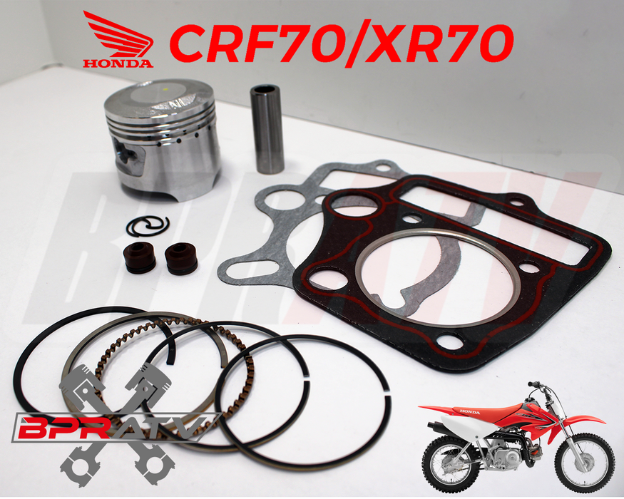 04-12 Honda CRF70F CRF 70F 47mm OEM Bore Aftermarket Piston & Top End Gasket Kit