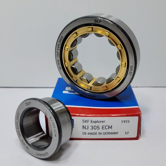 SKF NJ305 ECM 25x62x17mm Cylindrical Roller Bearing FREE FAST SHIPPING