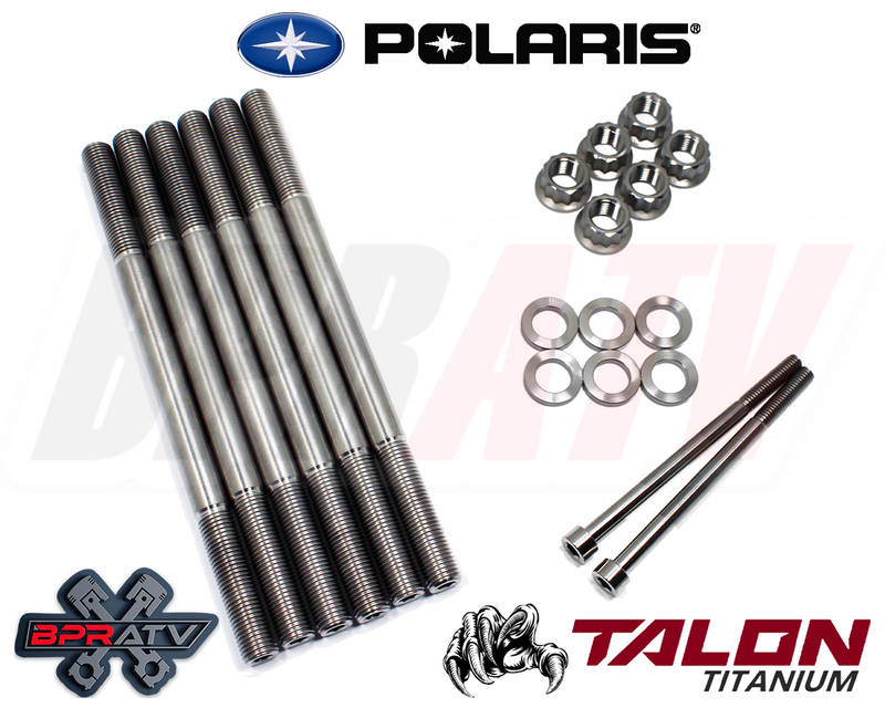 18-20 Polaris Ranger XP 1000 COMPLETE Titanium Cylinder Head Bolts Kit Stud Kit