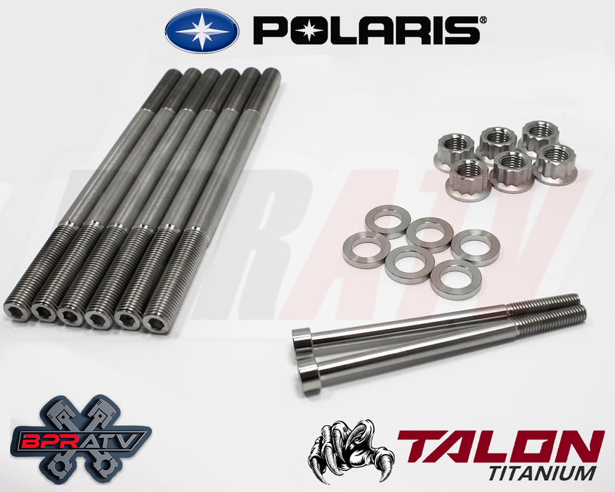 13-19 Polaris Ranger XP 900 COMPLETE Titanium Cylinder Head Bolts Kit Stud Kit