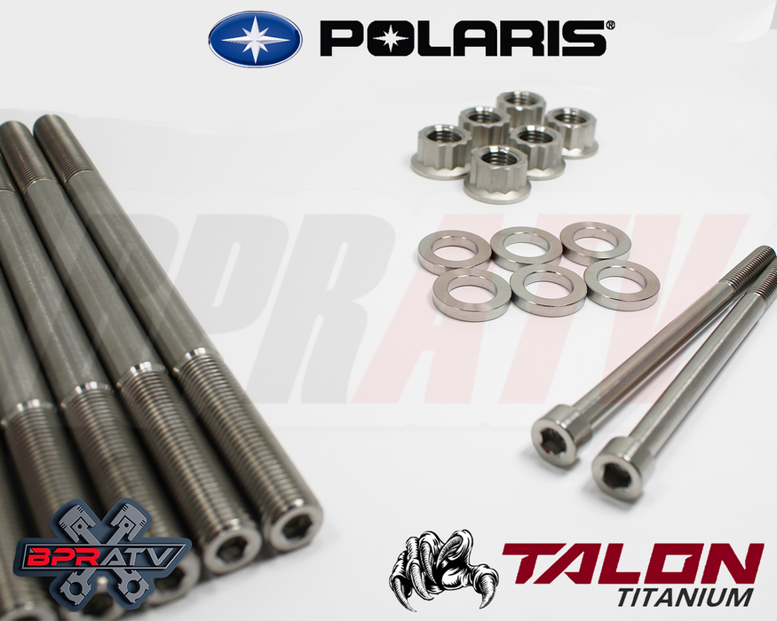 11-20 Polaris RZR 900 COMPLETE BPRATV Titanium Cylinder Head Bolts Kit Stud Kit