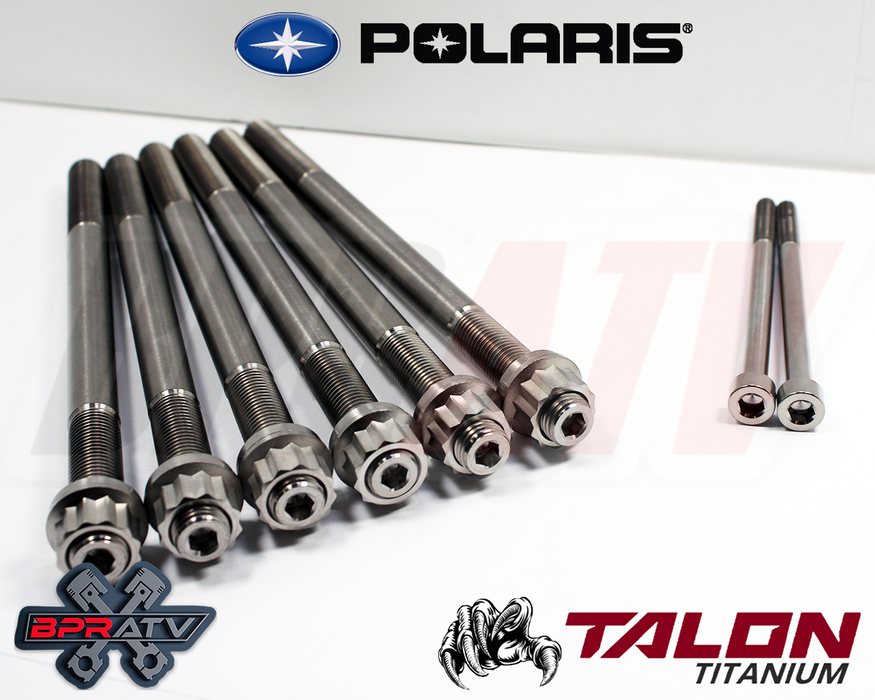 14-15 Polaris Sportsman 570 COMPLETE Titanium Cylinder Head Bolts Kit Stud Kit