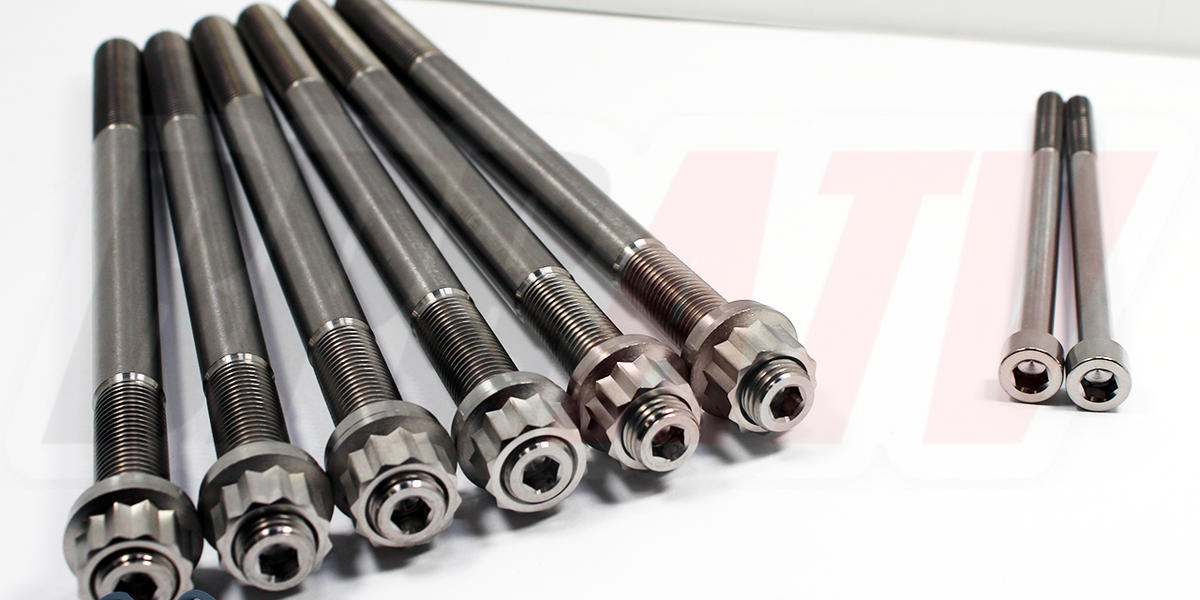 18-20 Polaris RZR RS1 COMPLETE BPRATV Titanium Cylinder Head Bolts Kit