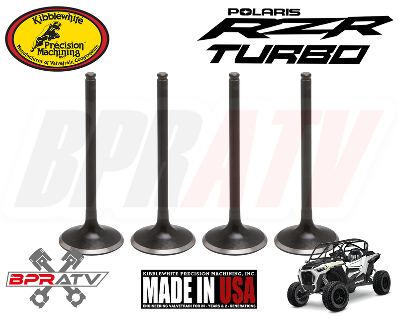 Polaris RZR XP Turbo OEM Kibblewhite Head Replacement EXHAUST Valves & RED Seals
