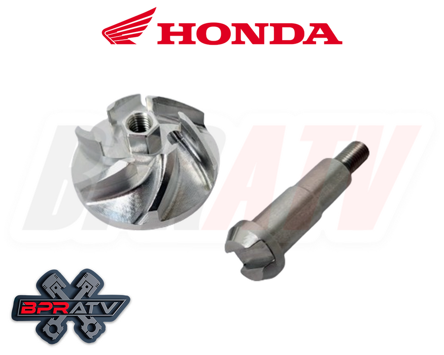 06-14 Honda TRX450R ER Billet CNC Hi-Flow Water Pump Impeller Shaft Replacement