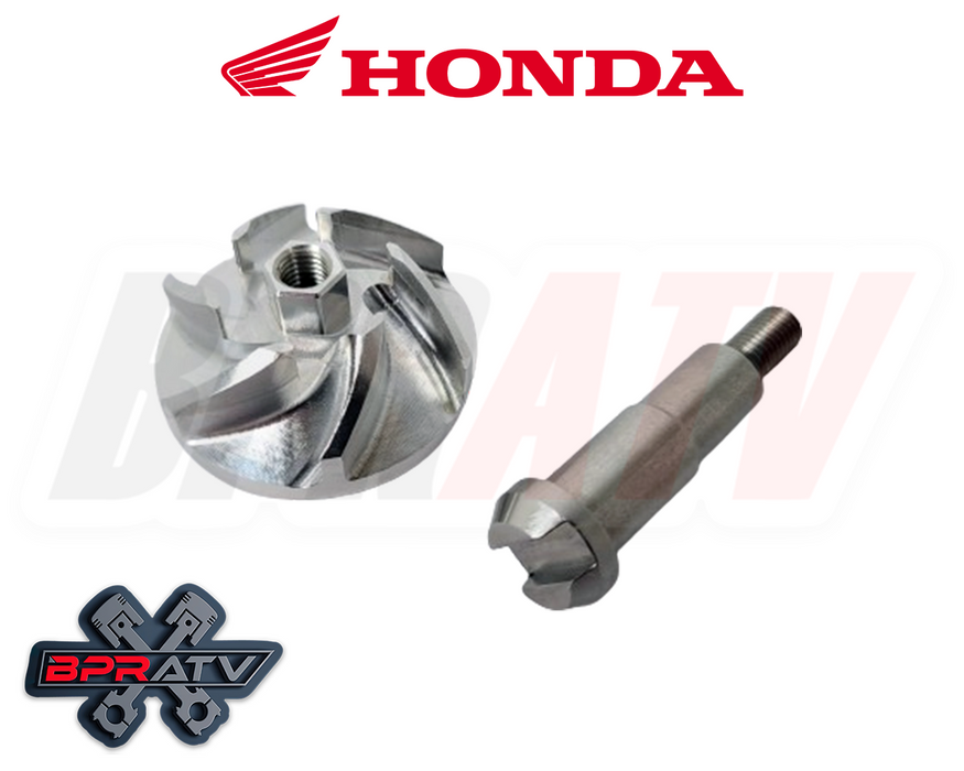 05-17 Honda CRF450X CRF 450X BPR CNC Hi-Flow Billet Water Pump Impeller Shaft