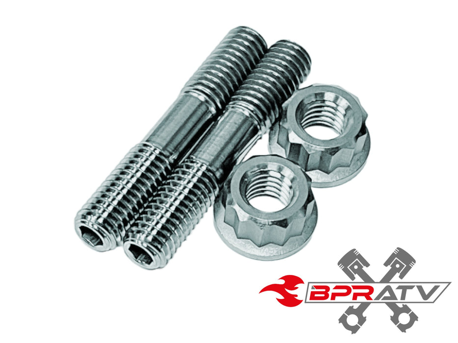 Suzuki LTR450 LTR 450 Kibblewhite Head Stud Kit BPRATV Titanium Exhaust Stud Kit