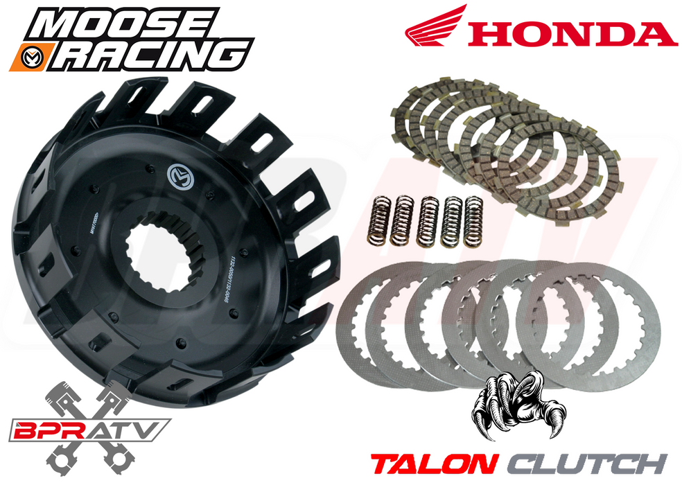 00-07 Honda CR125R CR 125R Moose Racing CNC Billet Clutch Basket with Clutch Kit