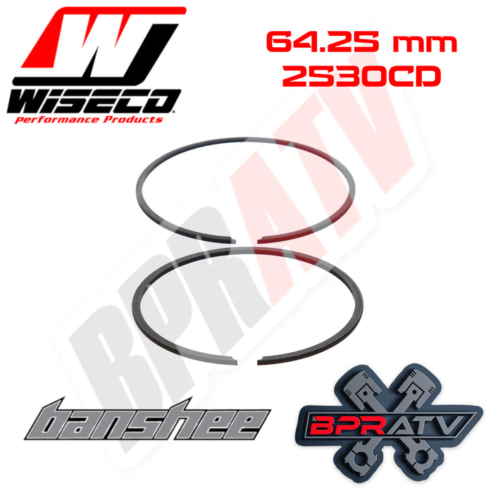 Banshee 350 64.25 mm Bore Wiseco Piston Rings Rebuild Set 2530CD 1 (Set of One)