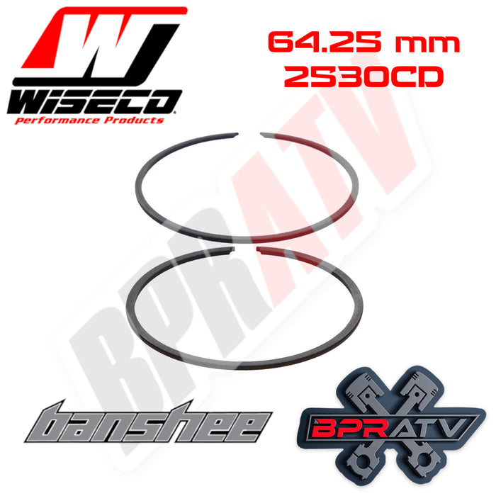 Banshee 350 64.25 mm Bore Wiseco Piston Rings Rebuild Set 2530CD 1 (Set of One)