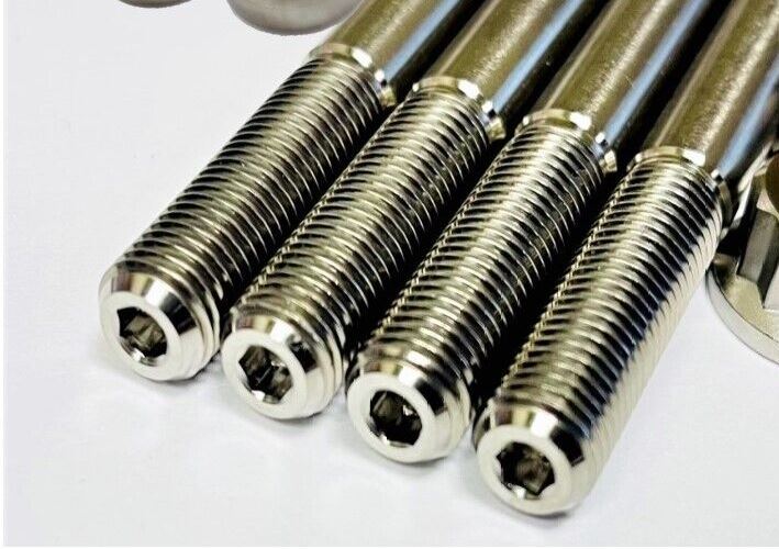 Best Polaris RZR Ranger ACE 570 Ti Cylinder Head Stud Bolts TITANIUM Studs Kit