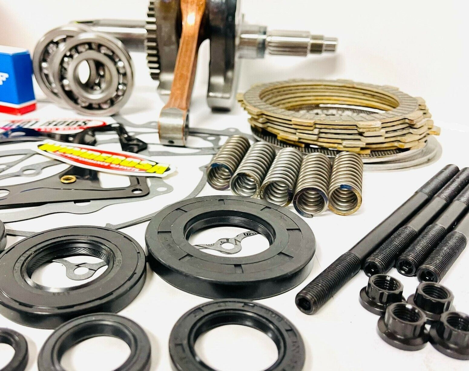 05+ TRX 400EX 400X Rebuild Kit Complete Top Bottom End Motor Engine As