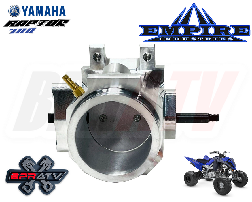 06 07 Yamaha Raptor 700 700R 58mm Bored Billet Throttle Body Kit Stock Intake
