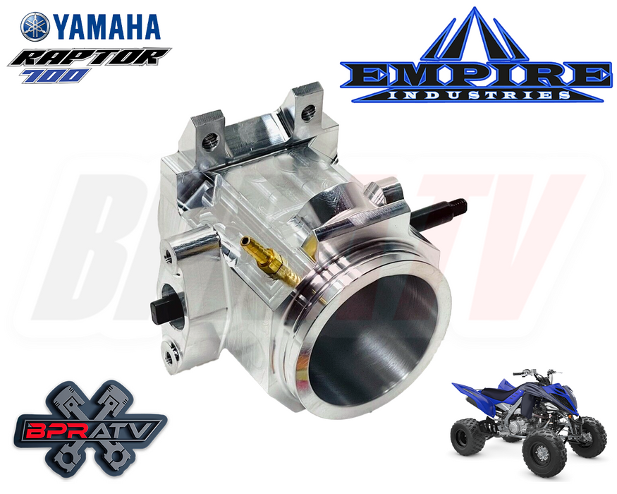 06 07 Yamaha Raptor 700 EMPIRE 54mm Billet Throttle Body K&N Filter Intake Kit