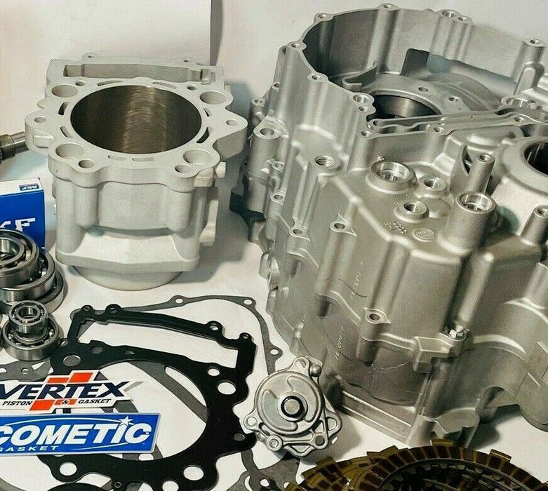 13+ Raptor 700 Big Bore Stroker Crank Cases Complete 815cc Rebuild Stage 3 Cam