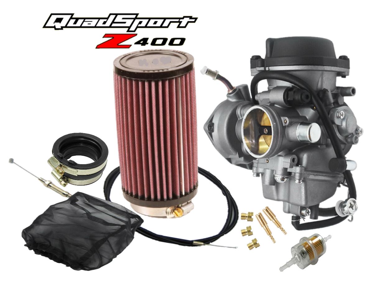 KFX400 KFX 400 DVX Stock OEM Complete Carb Kit Carburetor Intake