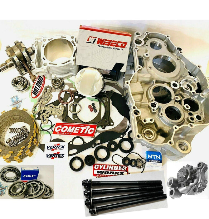 Raptor YFM 660 Cases Bottom End Complete Rebuilt Motor Engine Rebuild Parts Kit