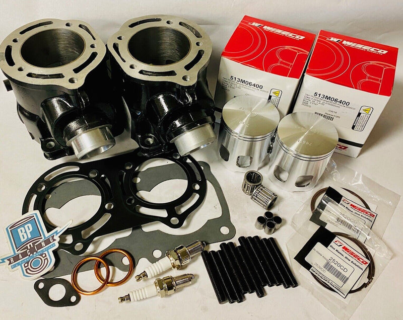 Banshee Stroker Ported Cylinders 65mm Big Bore Complete 380cc Top End Redo Kit