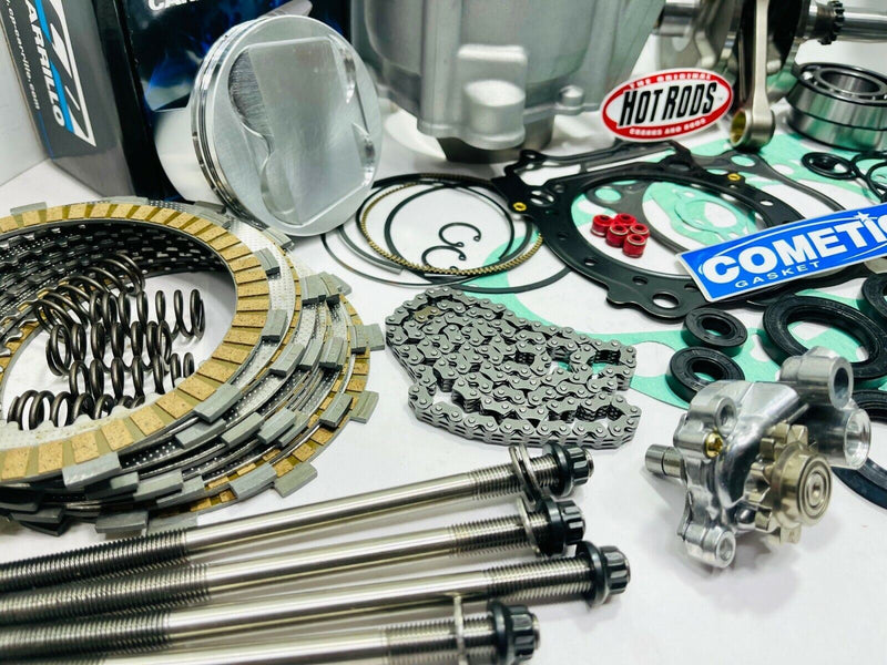 YFZ450R YFZ 450R Crank Cases 98mm Big Bore Hotcams Valves Complete Rebuild Kit