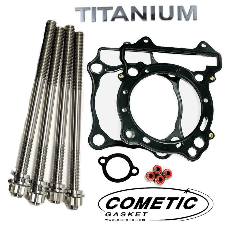 LTZ400 LTZ 400 Z400 Titanium Head Studs Ti Cylinder Head Stud Top End Gasket Kit