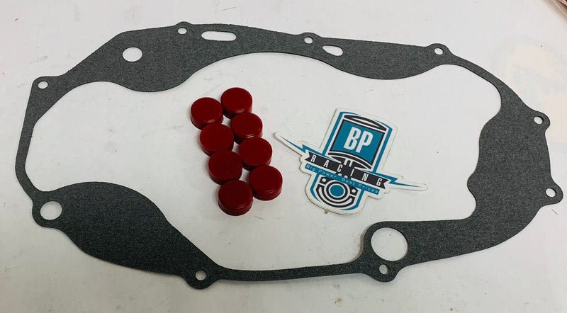 Banshee 350 UPP Clutch Basket RED Cushions Bushings Set Cover Gasket Heavy Duty