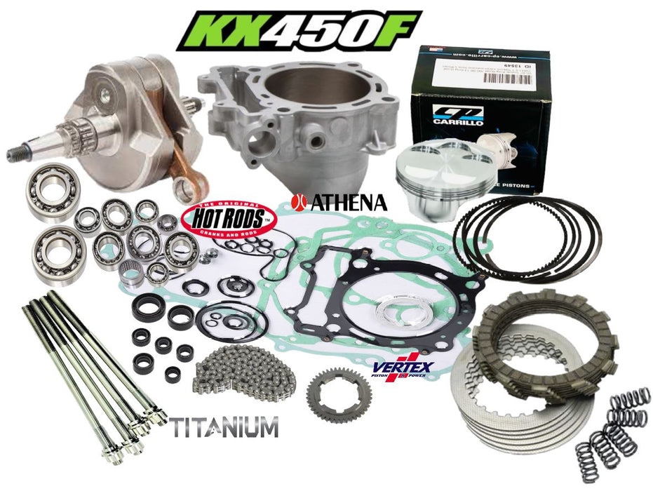 2006 KX450F KX 450F Stroker Big Bore 500cc Rebuilt Motor Engine Rebuild Gear Kit
