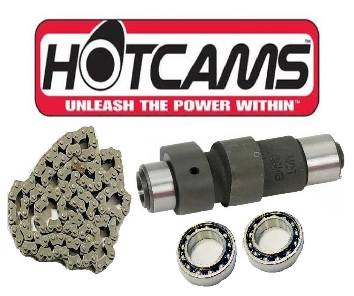 07-13 Raptor YFM 350 Hotcam Camshaft Stage 2 Two Hot Cam Bearings Timing Chain