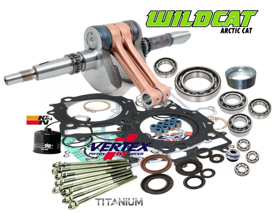 2013+ Wildcat 1000 X 4X Bottom End Rebuild Kit OEM Crank Complete Motor Assembly