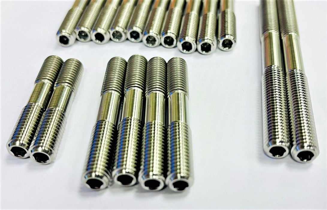 Banshee Crank Cases Cylinder Head Studs Complete Heavy Duty Allen Head Stud Kit