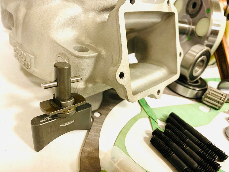 YZ250 YZ 250 Stock OEM Bore Cylinder Head Powervalve Top End Rebuild Kit 66.40mm