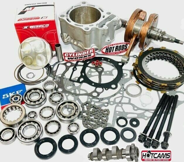 04 05 TRX450R Rebuild Kit Hotcam Stock Top Bottom End Motor Engine Stage 2 Cam