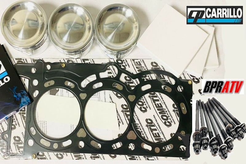 18+ Wildcat XX Hi Comp Pistons High Compression Race Gas CP Carrillo Piston Kit