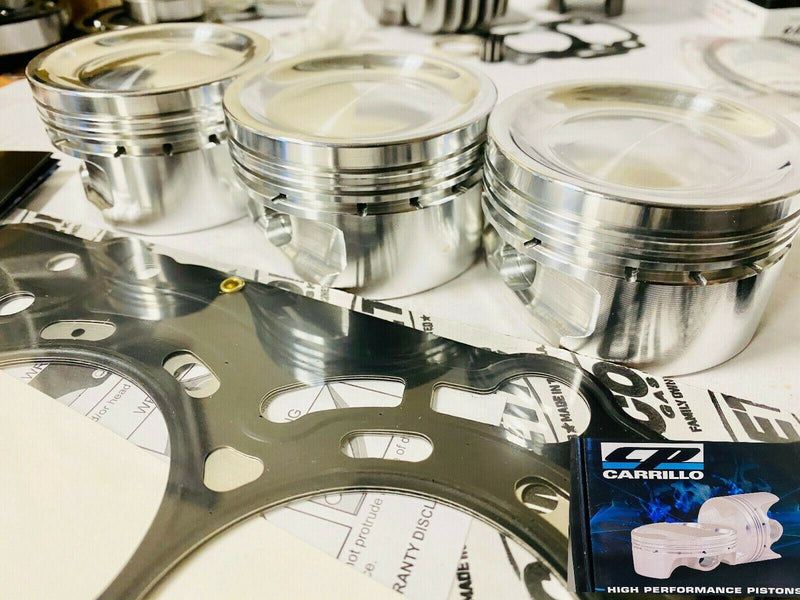 18+ Wildcat XX Hi Comp Pistons High Compression Race Gas CP Carrillo Piston Kit
