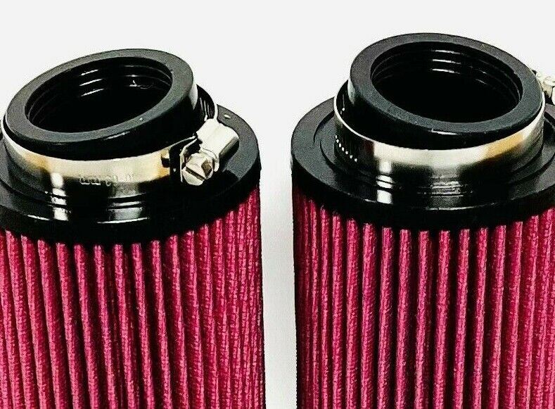 Banshee 34mm 34 mil Lectron Carb Carbs Air FIlters K&N Style 6 Inch Pod FIlters