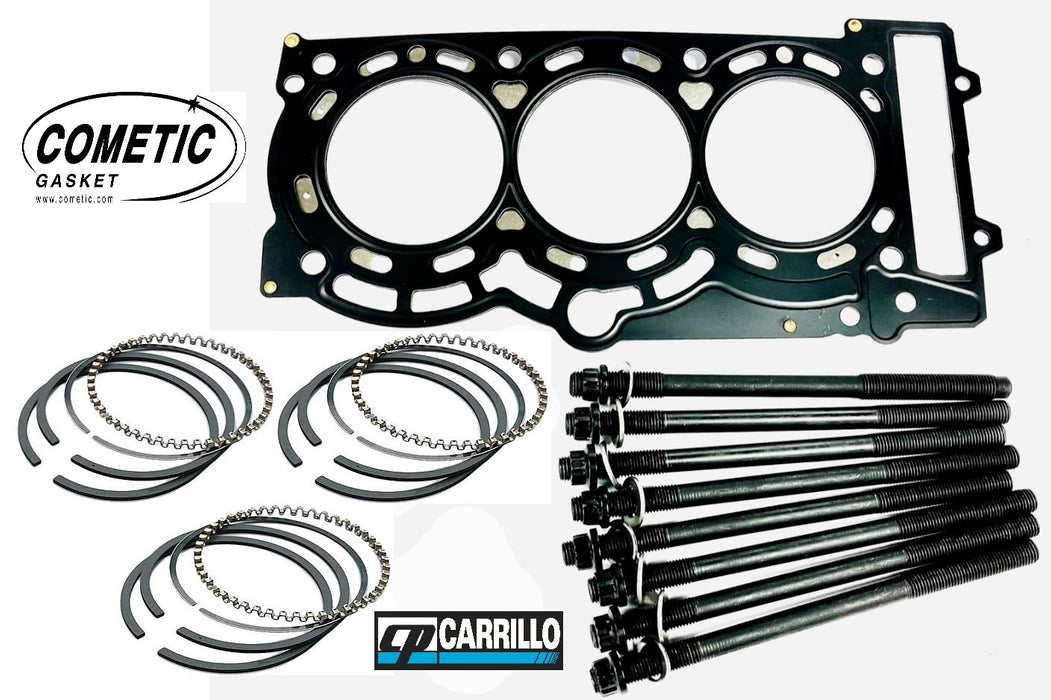 YXZ 1000R Stock Bore CP Carrillo Piston Rings Ring Set Gasket Studs Complete Kit