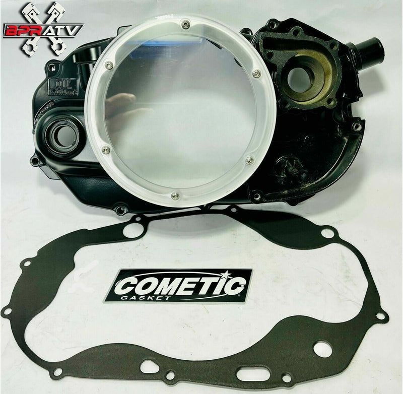 Banshee Blackout Quick Change Clutch Cover See Thru Lexan Right Side Case Gasket
