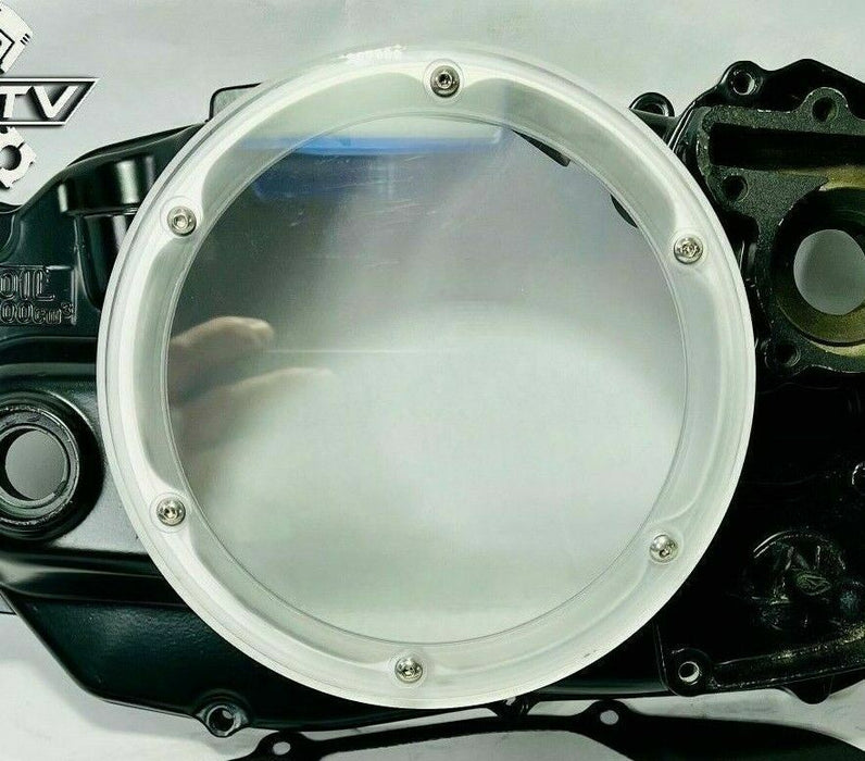 Banshee Blackout Quick Change Clutch Cover See Thru Lexan Right Side Case Gasket