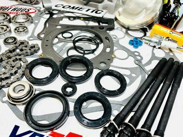 04 05 TRX 450R Rebuild Kit Complete Top Bottom End Cam Valves Stock Redo Repair