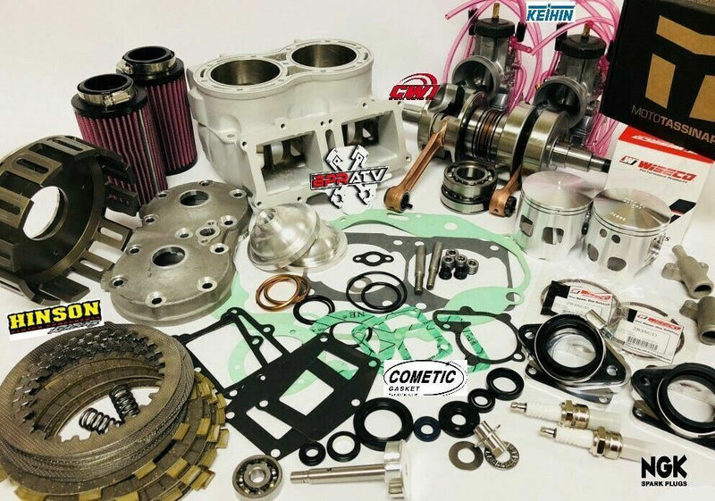 Banshee 4 Mil DM Cylinder Pistons Complete 78x58 Drag Ported CP 4mm Big Bore Kit